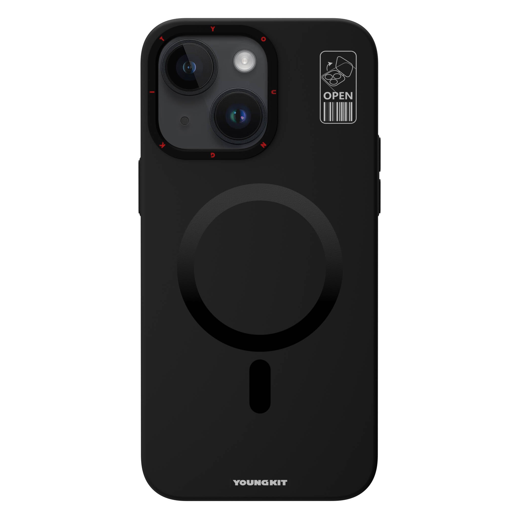 YoungKit Hermit Bracket Serisi iPhone 15 Magsafe Şarj Özellikli Standlı Telefon Kılıfı - 1 YoungKit Hermit Bracket Serisi iPhone 15 Magsafe Şarj Özellikli Standlı Telefon Kılıfı - 1